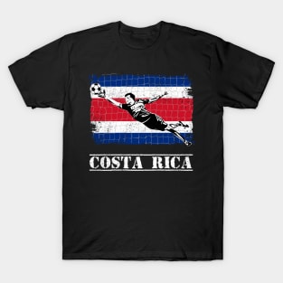 Costa Rica Soccer Supporter Goalkeeper Shirt T-Shirt